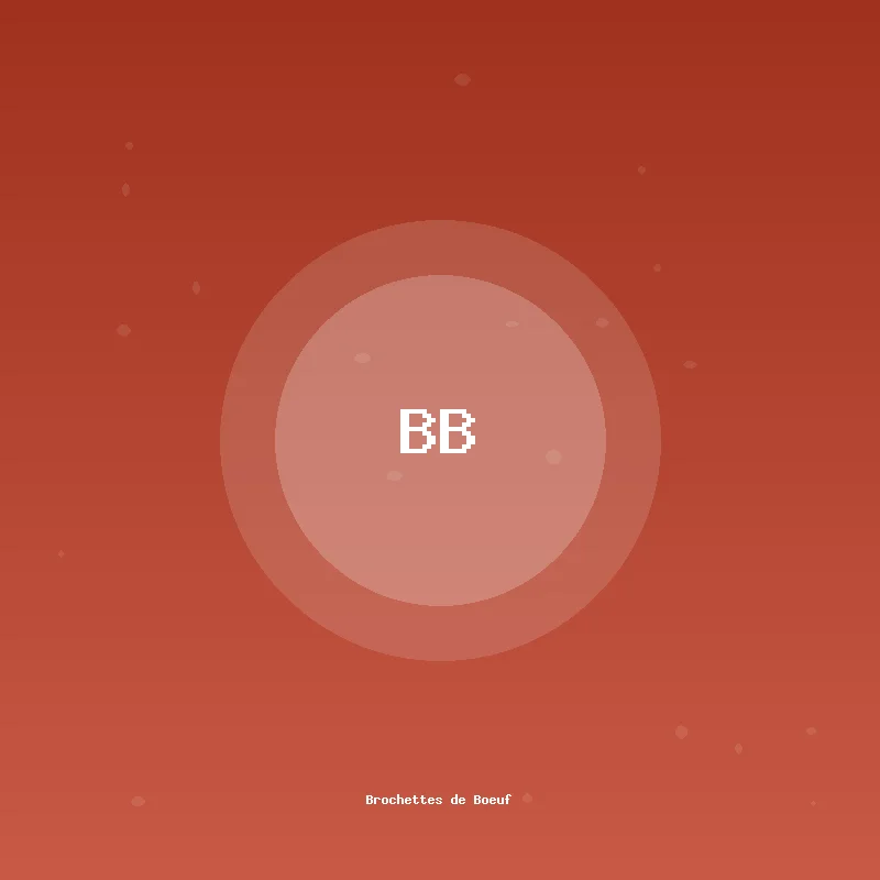 Brochettes de Boeuf